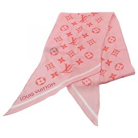 Bufanda Louis Vuitton LV Ideal en rosa Rosa