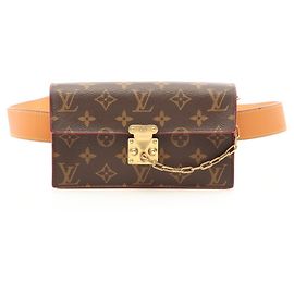 Louis Vuitton S-Lock Belt Pouch PM Brown
