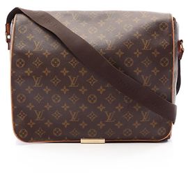 Louis Vuitton Abesses Shoulder Bag Brown