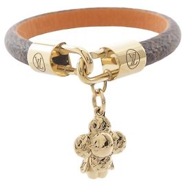 Pulsera con colgante Vivienne Monogram Louis Vuitton Castaño Dorado