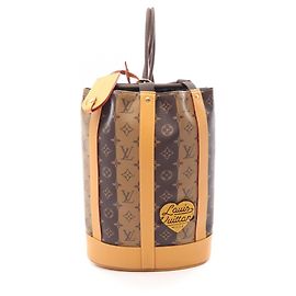 Sac Messenger Louis Vuitton NIGO Randonee Marron