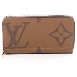 Portafoglio Zippy Louis Vuitton in Brown Marrone
