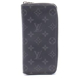 Billetera Zippy Louis Vuitton en Monogram Eclipse Negro