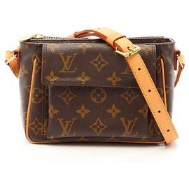 Borsa a tracolla Louis Vuitton Vivacite PM Marrone Monogramma