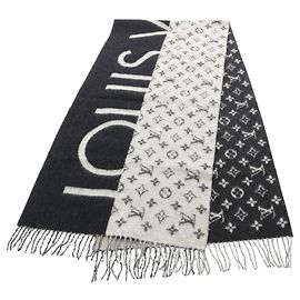 Louis Vuitton Echarpe LV Split Scarf Brown Black
