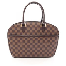 Bolsa de mão Louis Vuitton Salia Horizontal Damier Ebene Marrom