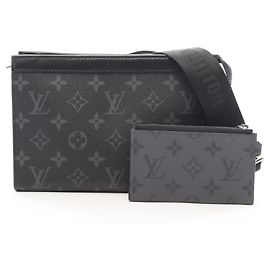 Louis Vuitton Gaston Wearable Wallet Schultertasche Braun Schwarz