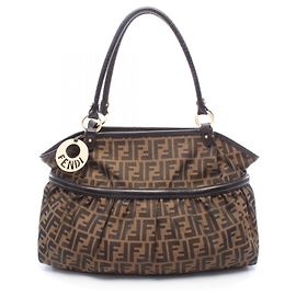 Borsa Fendi Chef Borsa a tracolla Zucca Marrone