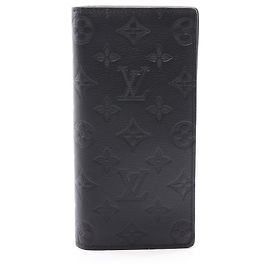 Louis Vuitton Portefeuille Brazza Bi-fold Long Wallet Negro