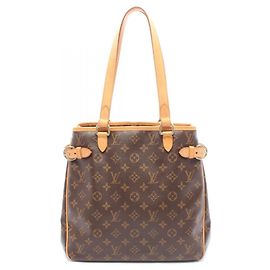 Louis Vuitton Batignolles Vertical Tote Bag Brown Monogram