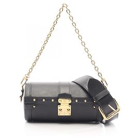 Louis Vuitton Papillon Trunk 2-Way Handbag Black