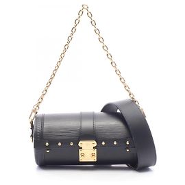 Borsa a mano Louis Vuitton Papillon Trunk Nero