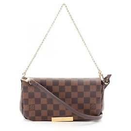 Borsa 2-Way Louis Vuitton Favorite PM Marrone Damier ebene