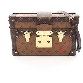 Borsa a tracolla Louis Vuitton Petite Malle Marrone Monogramma