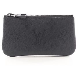 Louis Vuitton Pochette Clé Monogram Midnight Wallet Negro