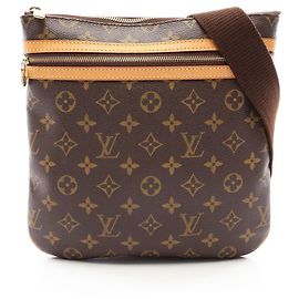Bolsa de Ombro Louis Vuitton Pochette Bosphore Marrom Monograma