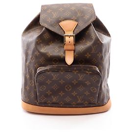 Mochila/Bolso Louis Vuitton Montsouris GM Castaño
