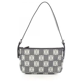 Sac à épaule Loewe Anagram Marron Noir Blanc