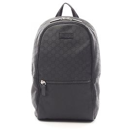 Gucci GG Pattern Backpack/Rucksack/Handbag Brown Black