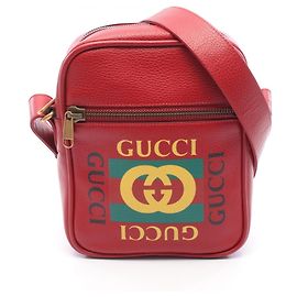 Bolso de hombro Gucci de piel multicolor Roja Multicolor