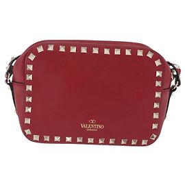 Valentino Garavani Rockstud Camera Leather Rot