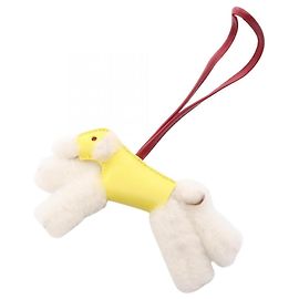 Hermès Hermes Buddy Charm em Bordeaux e Yellow Bordeaux Amarelo