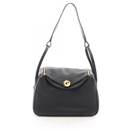 Hermès Sac à épaule Hermes Lindy 26 Noir
