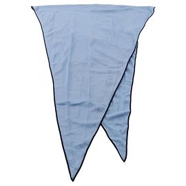 Hermès Écharpe Muffler Hermes Losange GM Bleu Bleu Marine