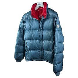 Vintage 90s Moncler Blue & Red Puffer Jacket Size 3 / L Other