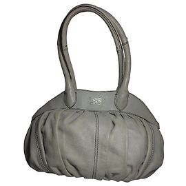 Sac à main Lancel en cuir blanc Argenté Blanc Gris