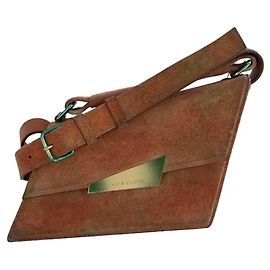 Acne Distortion Schultertasche braun Braun
