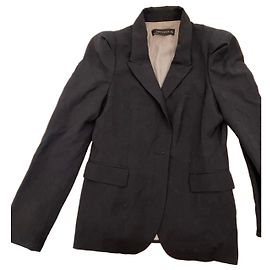 Zara Women's Blue Single-Breasted Blazer Blue