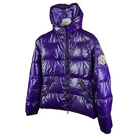 Women`s Moncler Badia Purple Puffer Down Jacket Size 3 / M-L Other