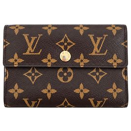 Louis Vuitton Alexandra Monogram Geldbörse Braun
