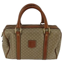 Céline Celine Sac Boite Monogramme Cuir Marron Marron Monogramme