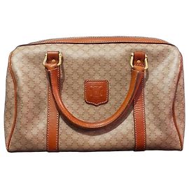 Céline Celine Sac Boite Monogramme Cuir Marron Marron Monogramme