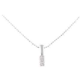 Autre Marque Colar de Diamantes Au750 Prata