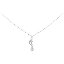 Autre Marque Collier en diamant Pt900 Pt850 Argenté