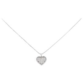 Autre Marque Collier en or blanc Au750 et diamants Argenté