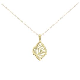 Autre Marque Collier en diamant Au750 Doré