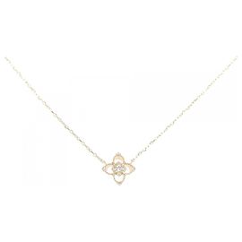 Autre Marque Collana in oro giallo K10 e diamanti D'oro