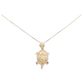 Autre Marque Colar Tartaruga 750PG Rosa