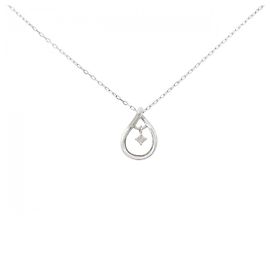 Autre Marque Collier en Pt850 avec diamants Argenté