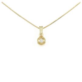 Autre Marque Collar de Diamantes Au750 Dorado
