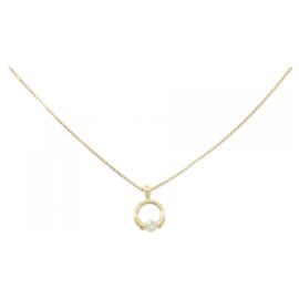 Autre Marque Colar de Diamantes Au750 Dourado