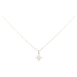 Autre Marque Collar de Diamantes Au750 Dorado