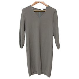 Autre Marque Robe col en V FABIANA FILIPPI Vert Kaki