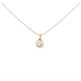 Autre Marque Collana K10 Pink Gold Diamanti Rosa