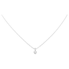 Autre Marque Collar de diamantes Pt900/Pt850 Plata