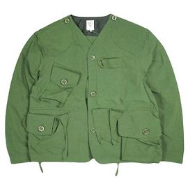 Autre Marque South2 West8 Tenkara Jacket Chaqueta de Nylon Oxford Verde